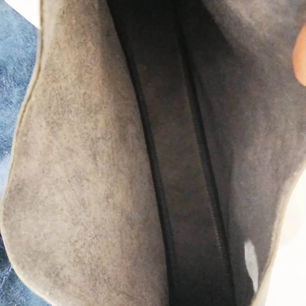 Savette Black Leather Hobo Bag